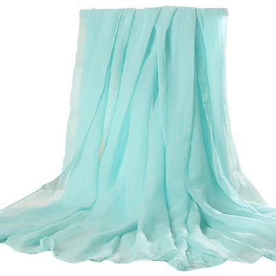 Pañuelo de Seda Simulada para el Sol - Chal Protector UV para Mujer - Image 21