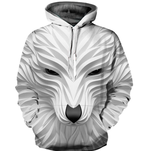 Sudadera con Capucha Estampado 3D Animal para Hombre - Hoodie Casual Streetwear - Image 6
