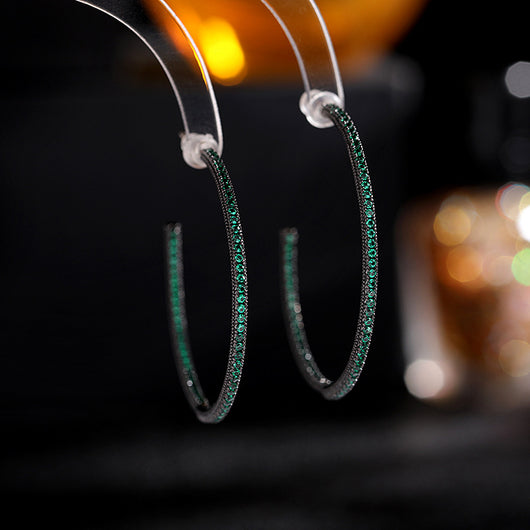 Aretes de Plata Geométricos con Aguja - Diseño Minimalista Elegante