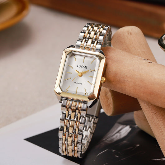 Reloj de Cuarzo Personalizado Elegante con Esfera Estilo Meridiano y Correa de Acero - Image 11