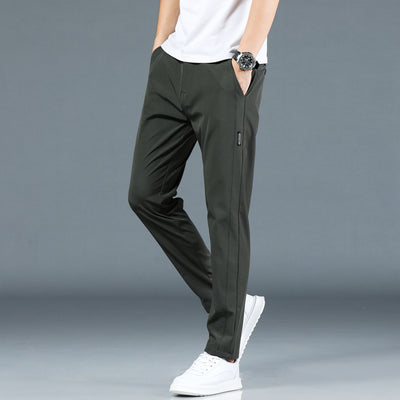 Pantalones Casuales para Hombre en Seda de Hielo - Image 5