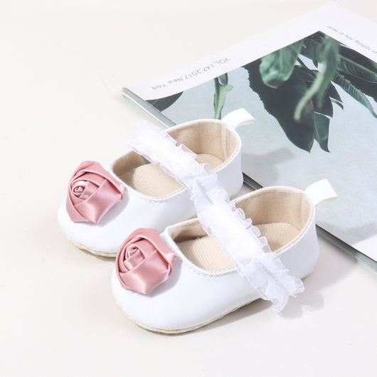 Zapatos Occidentales para Niña con Suela Suave y Detalles de Seda Imitada - Image 4