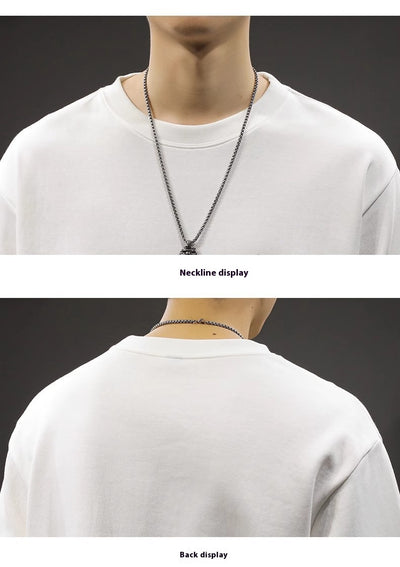 Camiseta Térmica Hombre Cuello Redondo Suéter Interior Grueso Ajuste Holgado - Image 31