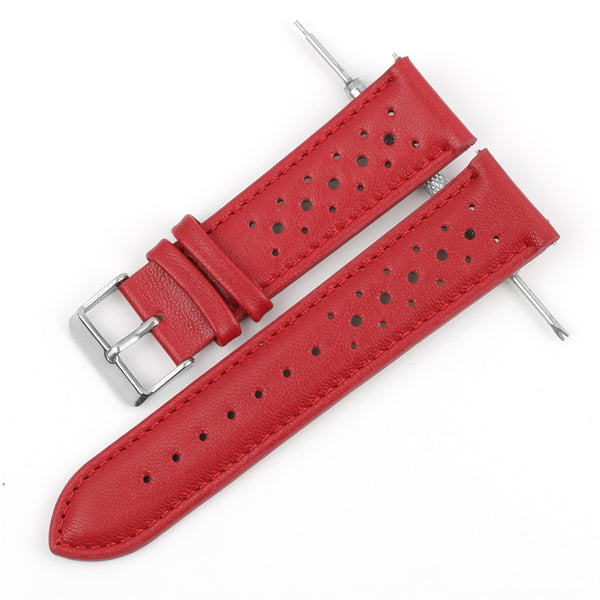 Correa de Reloj de Cuero Transpirable Versátil