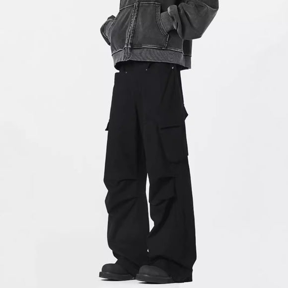 Pantalones Rectos Casuales Retro - Estilo Urbano Moderno para Hombre