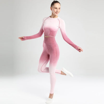 Leggings Levantacaderas con Mangas Largas Seamless para Yoga y Fitness - Image 13