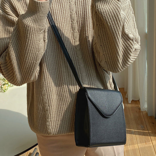 Bolsa Vertical de Cuero para Celular y Accesorios