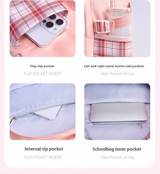 Mochila Infantil Ergonómica de Gran Capacidad con Protección Espinal - Image 14
