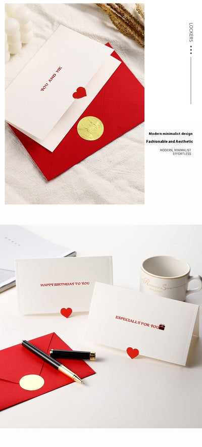 Tarjeta de Felicitación Artesanal Plegable con Patrón Oscuro y Bendición Manuscrita - Image 20