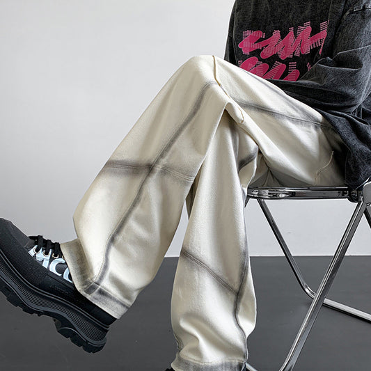 Jeans Tie-Dye de Lujo Minimalista - Estilo Urbano Contemporáneo