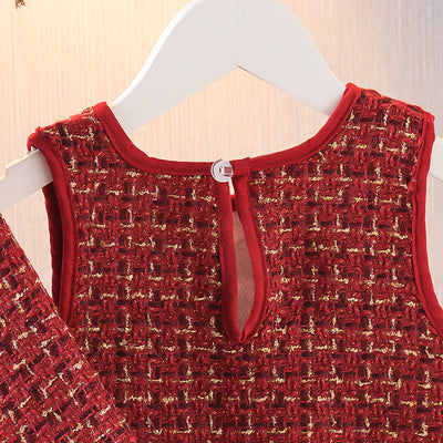 Conjunto de Dos Piezas Estilo Princesa Clásico para Niñas - Image 3