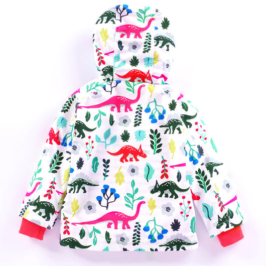 Chaqueta Impermeable con Capucha - Diseño Floral Resistente al Viento - Image 21