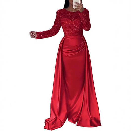 Vestido de Noche Reina de Lentejuelas Deslumbrante - Image 3