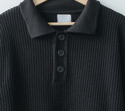 Polo Tejido Hombre Estilo Coreano Oversize - Image 13