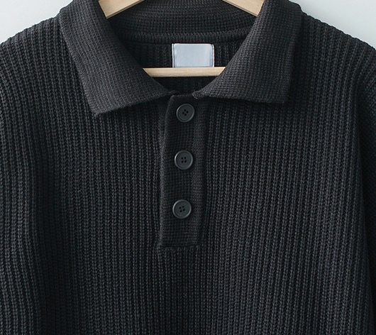 Polo Tejido Hombre Estilo Coreano Oversize - Image 13