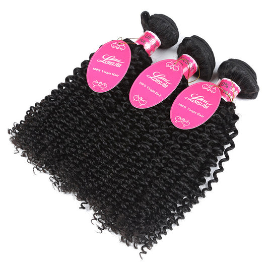 Extensiones de Cabello Humano Brasileño Rizado 10A - Paquetes de Tejido - Image 3