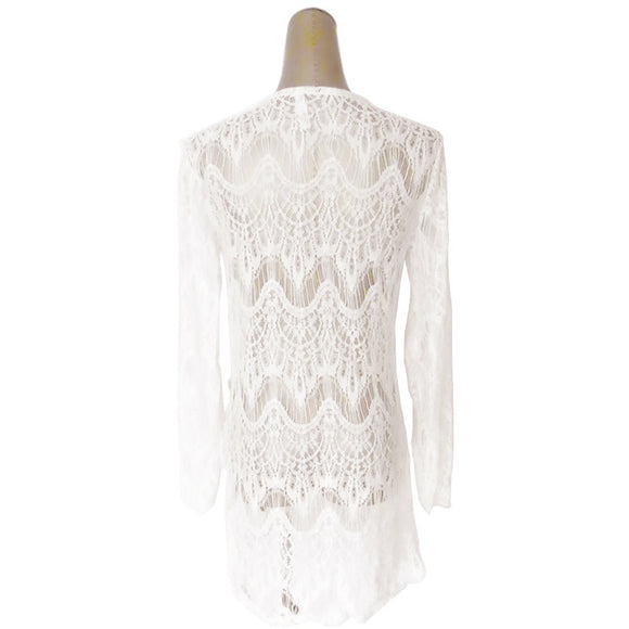 Blusa de Playa Calada y Suelta para Bikini