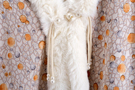 Poncho Étnico Invierno con Cuello de Pelaje Grande - Oferta Especial - Image 6