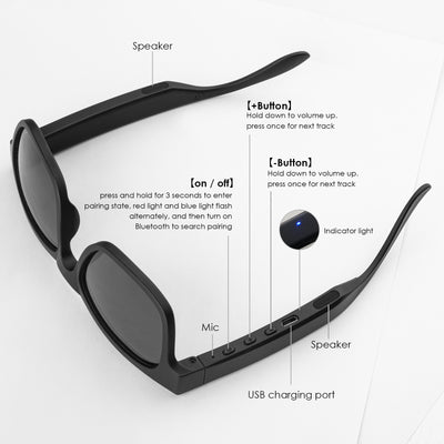 Gafas de Sol Polarizadas con Auriculares Integrados - Image 4