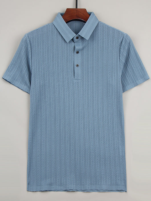 Polo Hombre Ice Silk Malla Transpirable - Diseño Moderno Hueco - Image 19