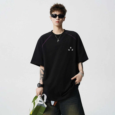 Playera de Algodón con Estampado de Letras