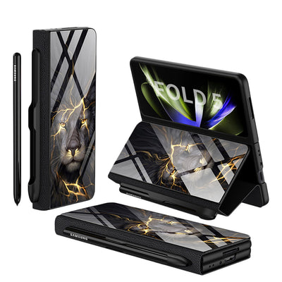 Funda de Cristal Protectora para Galaxy Z Fold5 - Diseño Flip Creativo - Image 29