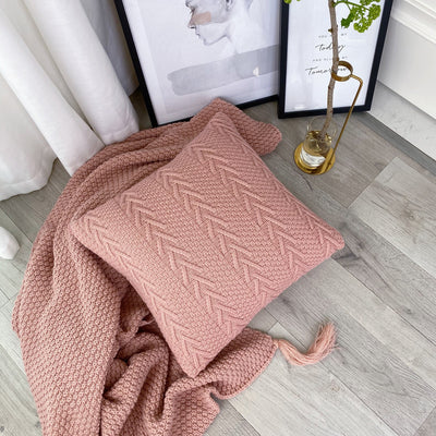 Almohada Nórdica Tejida para Sofá y Descanso - Image 16