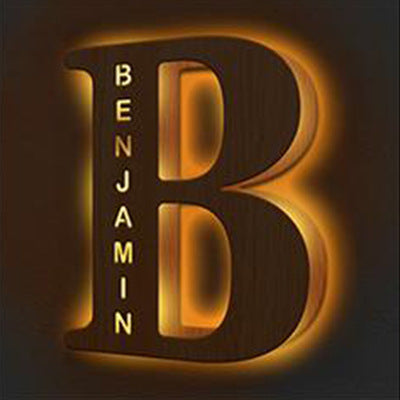 Lámpara Personalizada con Letras Iluminadas - Image 8