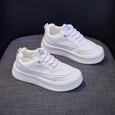 Zapatillas Blancas Mujer con Suela Gruesa y Plataforma Cómoda - Image 4