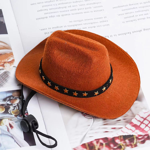 Gorro Navideño y Halloween para Mascotas - Sombrero de Fieltro Peludo