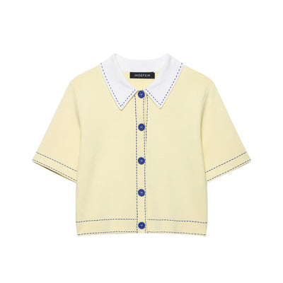 Chaqueta Polo Tejida para Mujer con Costuras Reforzadas - Image 7