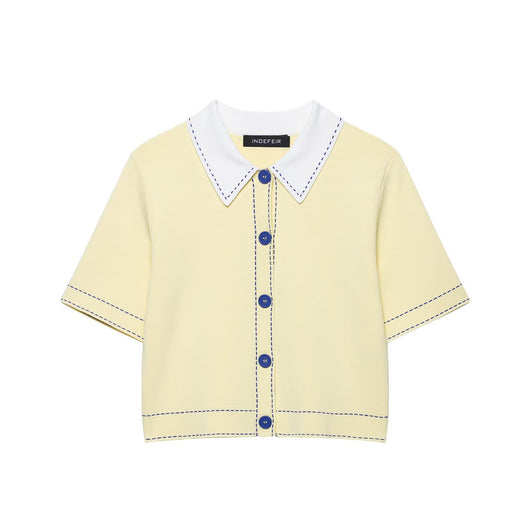 Chaqueta Polo Tejida para Mujer con Costuras Reforzadas - Image 7