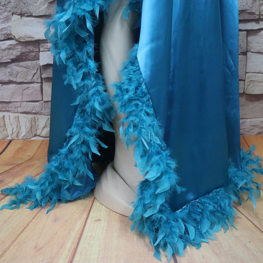 Vestido Africano Suelto de Lujo con Manga Murciélago y Abertura Alta - Image 27