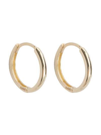 Aretes Dorados Minimalistas de Temperamento y Elegancia para Mujer - Image 7