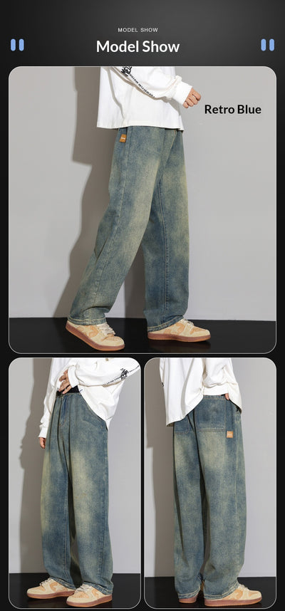 Pantalones Rectos Holgados para Hombre - Image 10