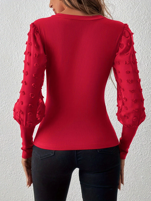 Blusa Moldeadora de Color Liso para Mujer - Image 10