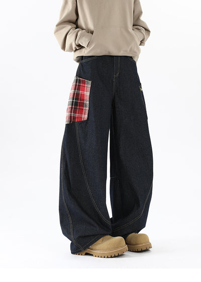Pantalones Cargo Vaqueros con Bolsillos Grandes Diseño Retro para Hombre - Image 11