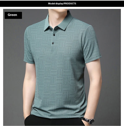 Polo Slim Fit Transpirable con Solapa - Elegancia Moderna para Hombre - Image 16