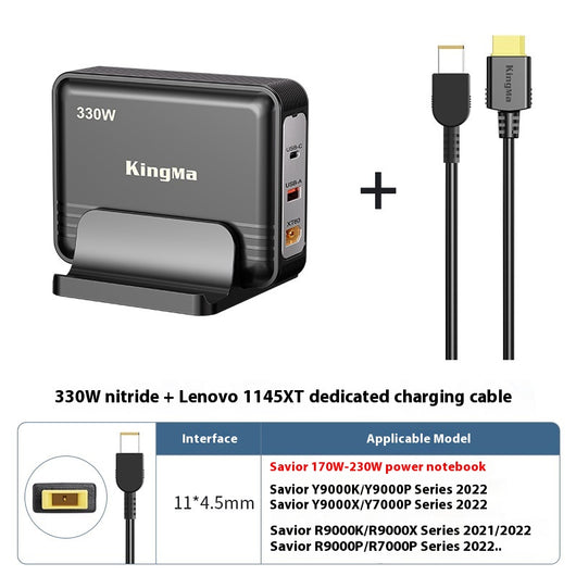 Cargador GaN 330W de Alta Potencia para Laptop y Dispositivos Múltiples - Image 6