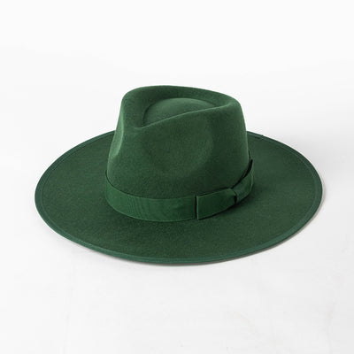 Sombrero de Lana Retro Jazz con Lazo y Corona Elegante - Image 6
