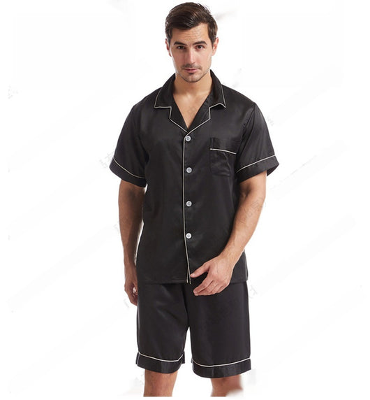 Pijama de Satén Mate Tipo Traje Fresco y Transpirable para Casa - Image 2