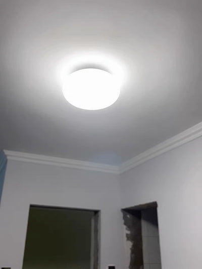 Lámpara de Pared Minimalista Blanca en Vidrio Estilo Hongo - Image 16