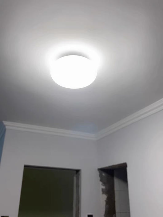 Lámpara de Pared Minimalista Blanca en Vidrio Estilo Hongo - Image 16