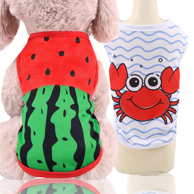 Ropa Fresca de Algodón para Mascotas - Diseño Ajustable Primavera Verano - Image 15
