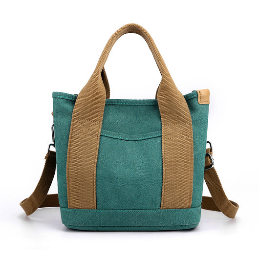Bolsa de Lona Estilo Coreano de Gran Capacidad para Viajes y Uso Diario - Image 11