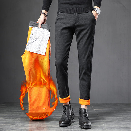 Pantalones de Vestir para Hombre Premium Anti-arrugas con Forro Grueso - Image 2