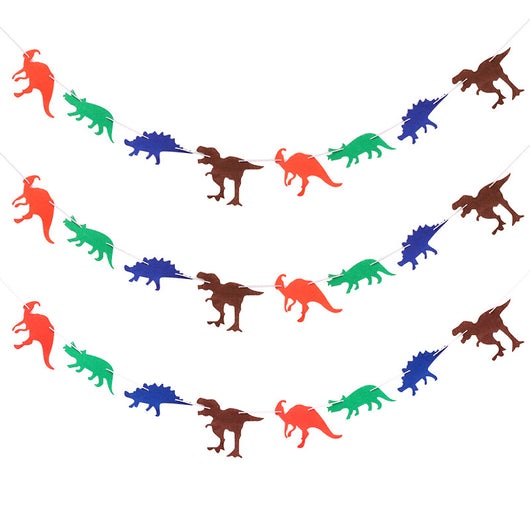 Banderín Decorativo Tejido Tema Dinosaurios para Fiestas de Cumpleaños - Image 7