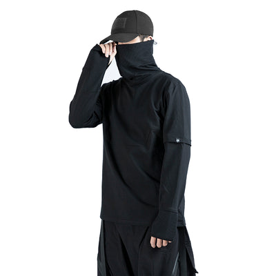 Sudadera Cuello Alto Funcional con Mangas Térmicas - Image 8