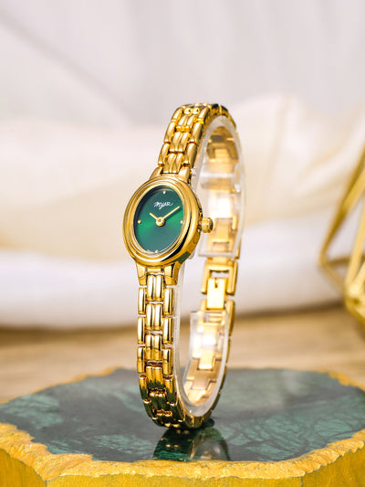 Reloj Vintage Ovalado Mini para Mujer - Resistente al Agua con Cuarzo - Image 15