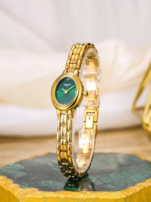 Reloj Vintage Ovalado Mini para Mujer - Resistente al Agua con Cuarzo - Image 15